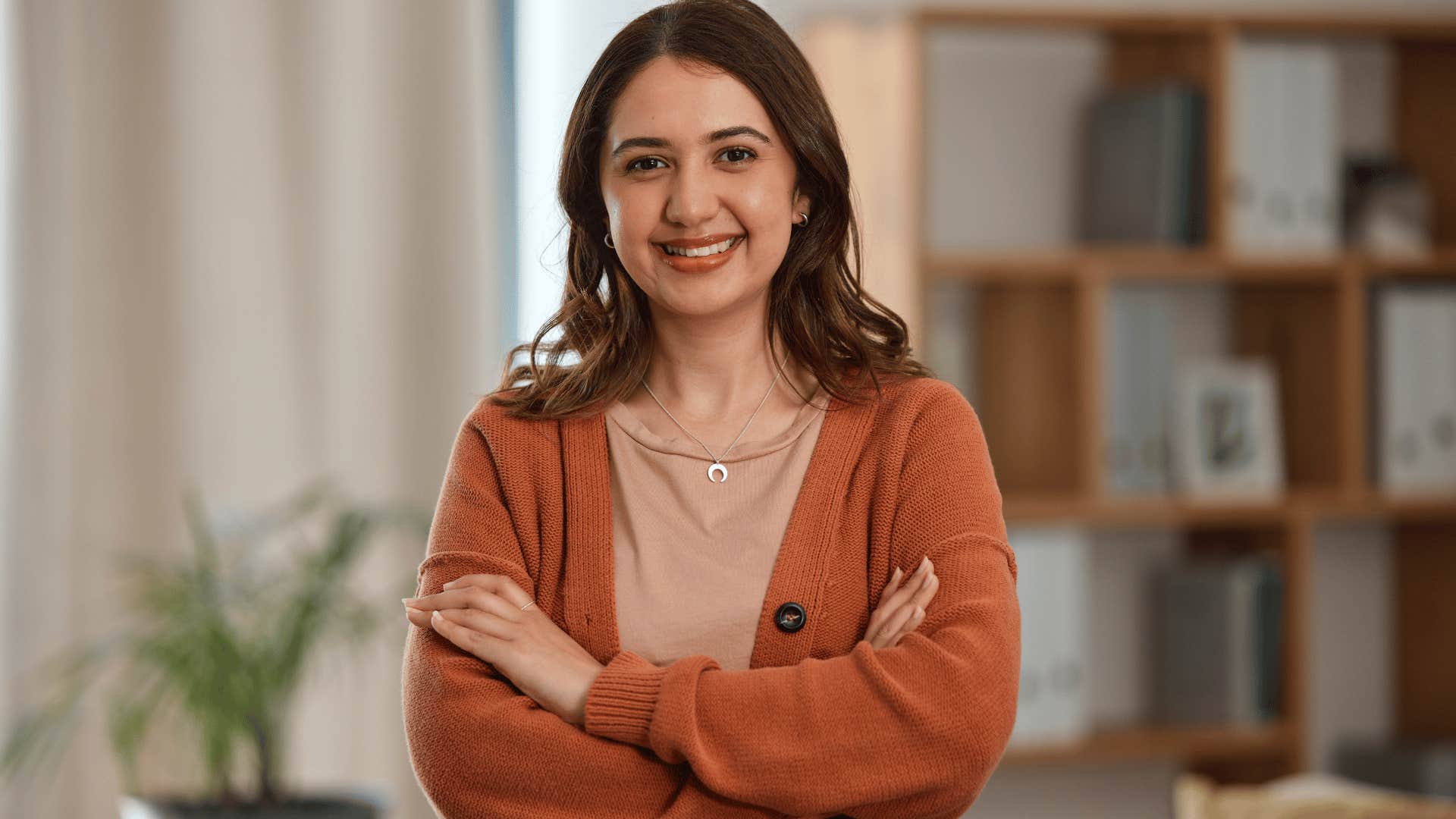 woman who seems superior because she's resisting the urge to explain herself