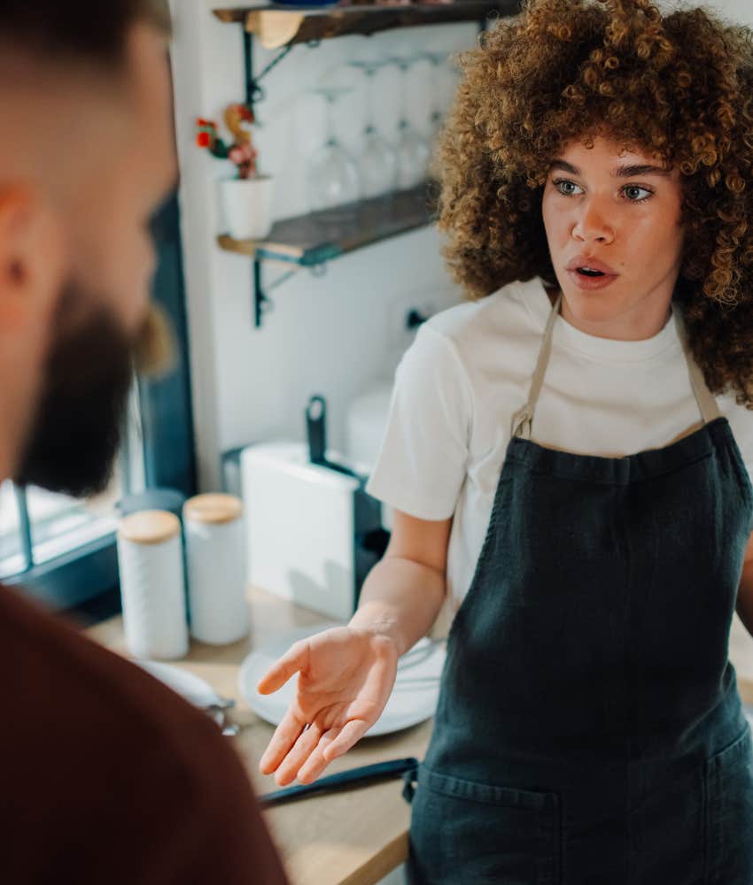 high conflict customer gets banned by bothered barista