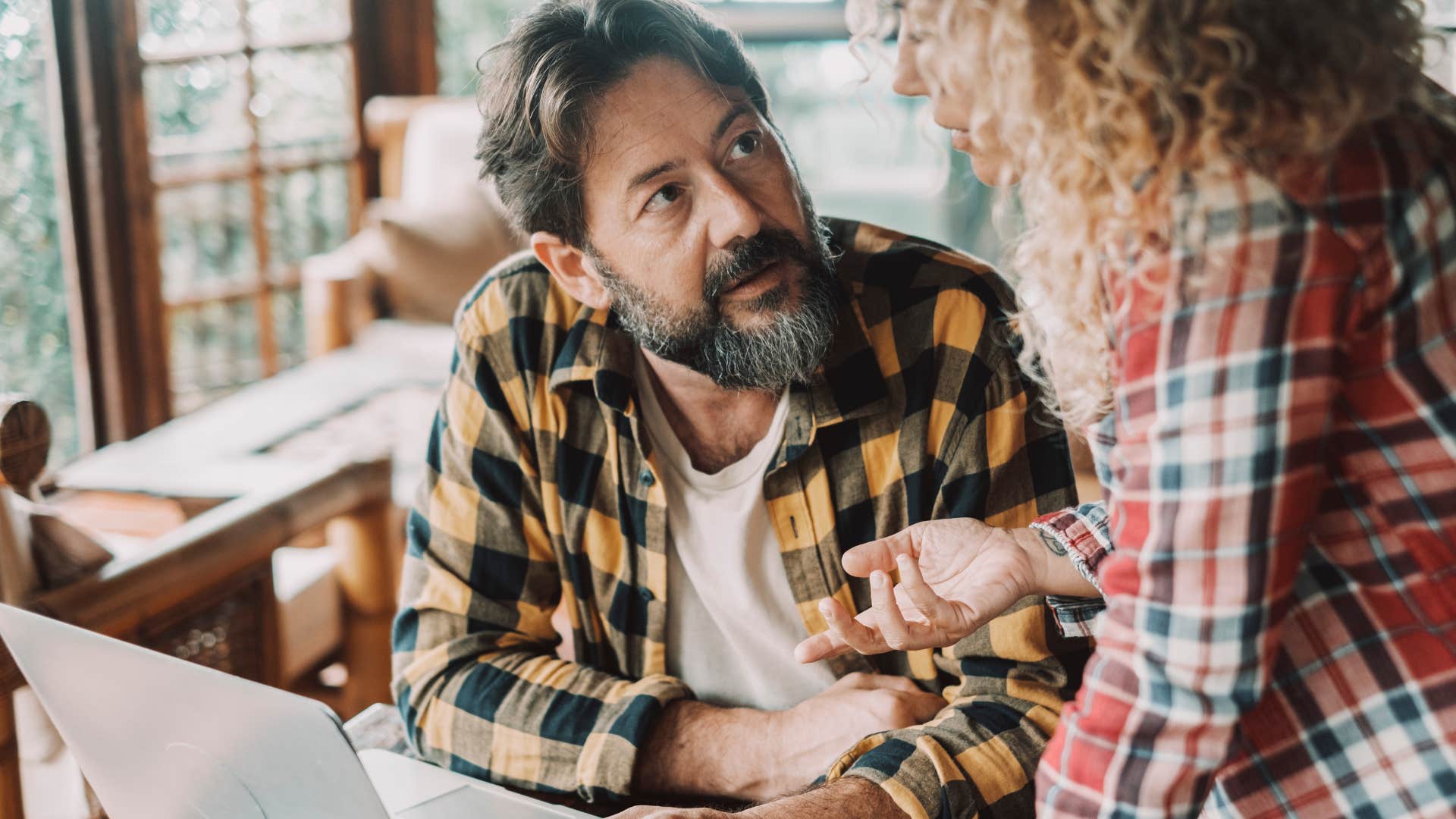 intelligent man who comes off as patronizing when he's trying to help