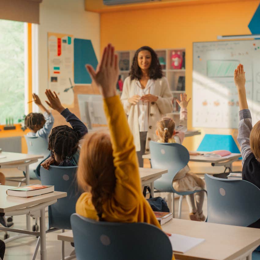 teacher preparing her students for the future