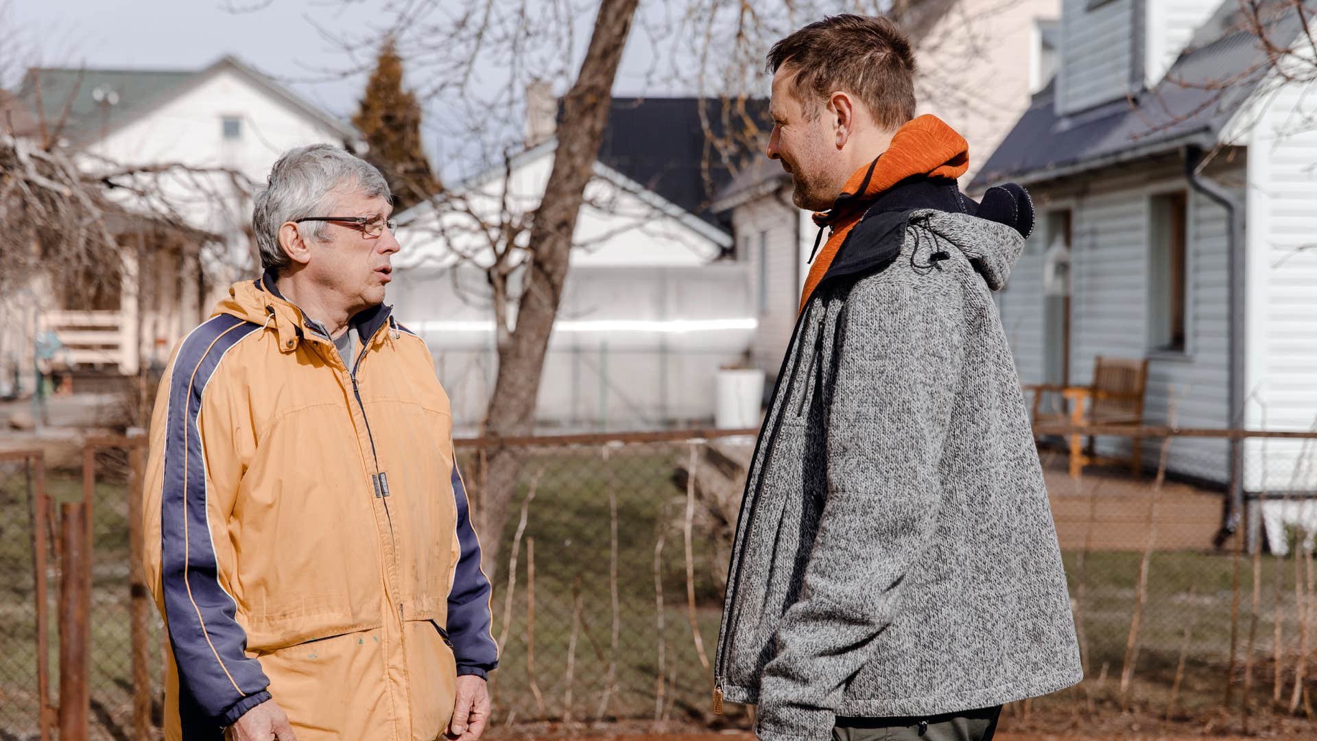 older father guilt-tripping his adult son saying i guess i'm just a terrible parent then