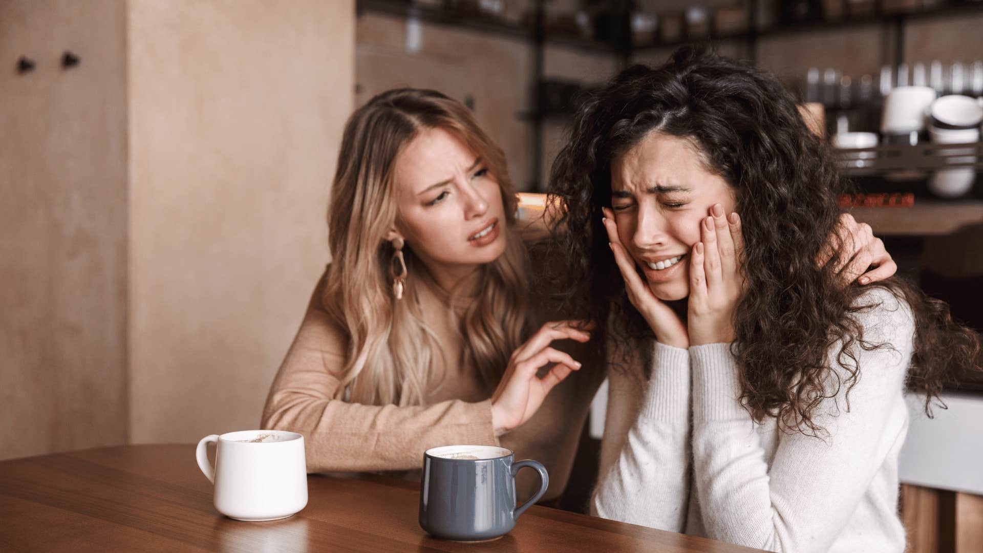 woman who grew up in a home where emotions were handled well as she doesn't take every reaction personally
