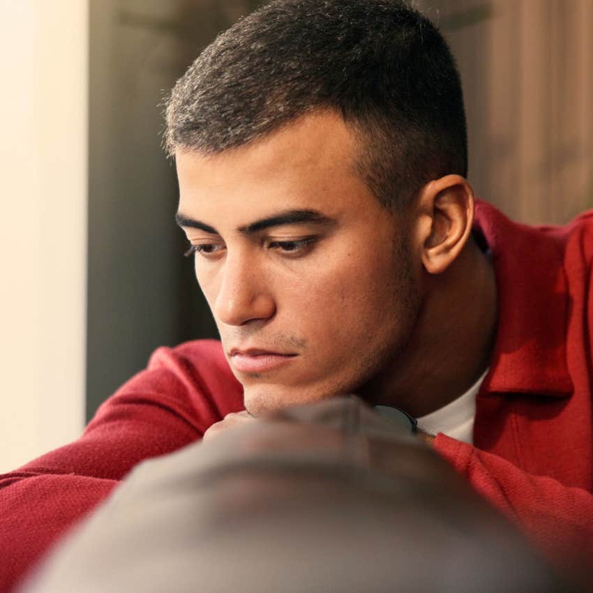 spiritually gifted man looking upset and saying I knew this would happen