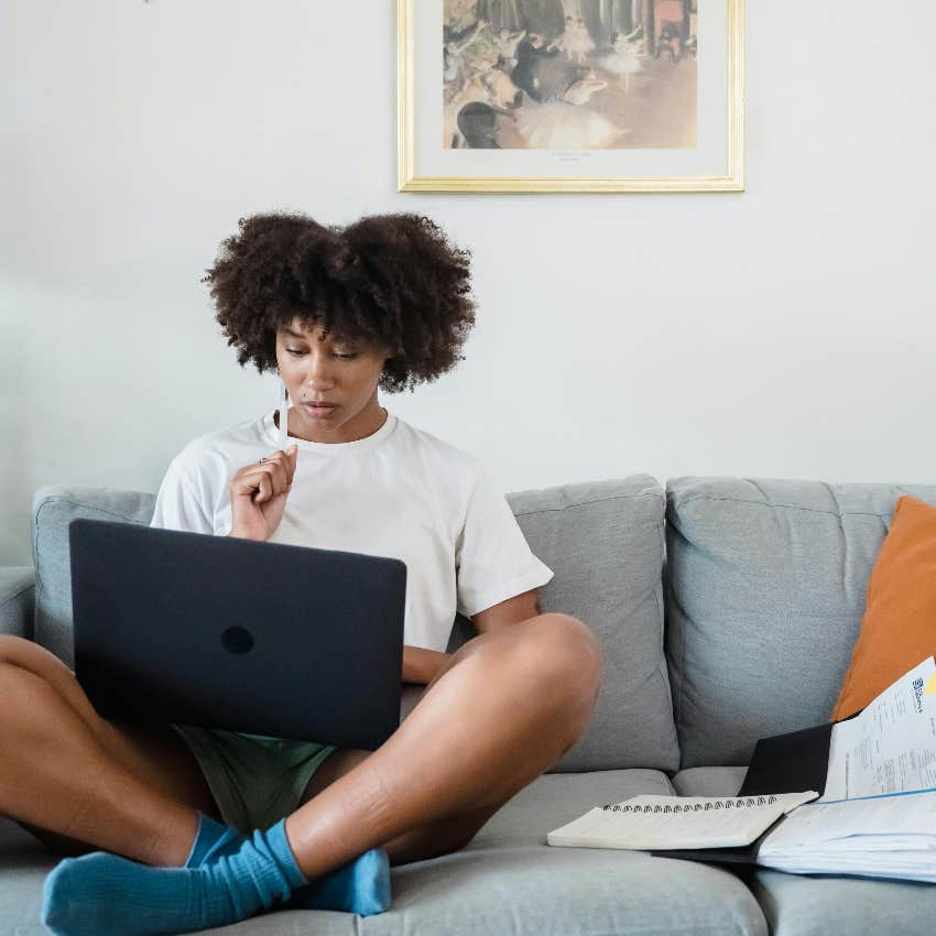 remote worker working from home