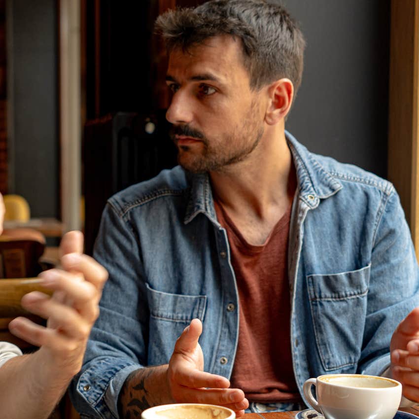 man over 35 who is way too tired to care about proving his masculinity