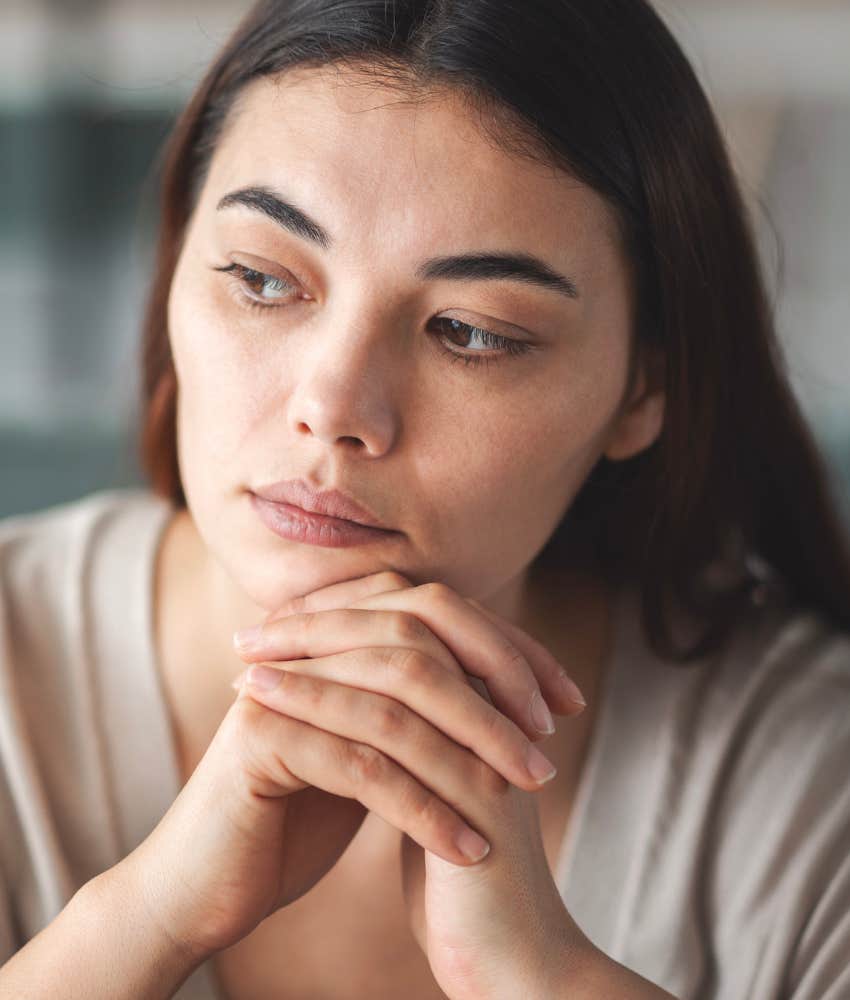 sad person experiences new type of grief