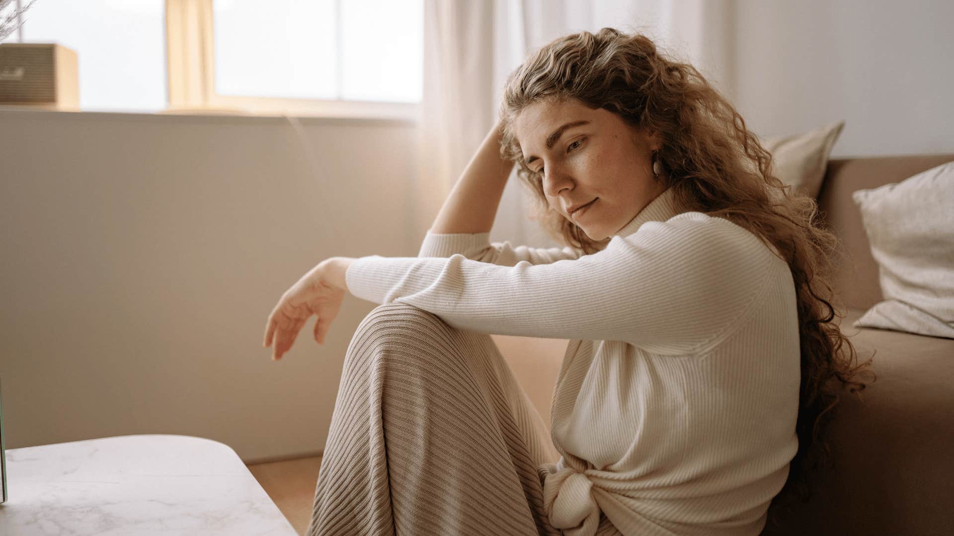 woman who is getting old way faster than she should because she doesn't prioritize exercise