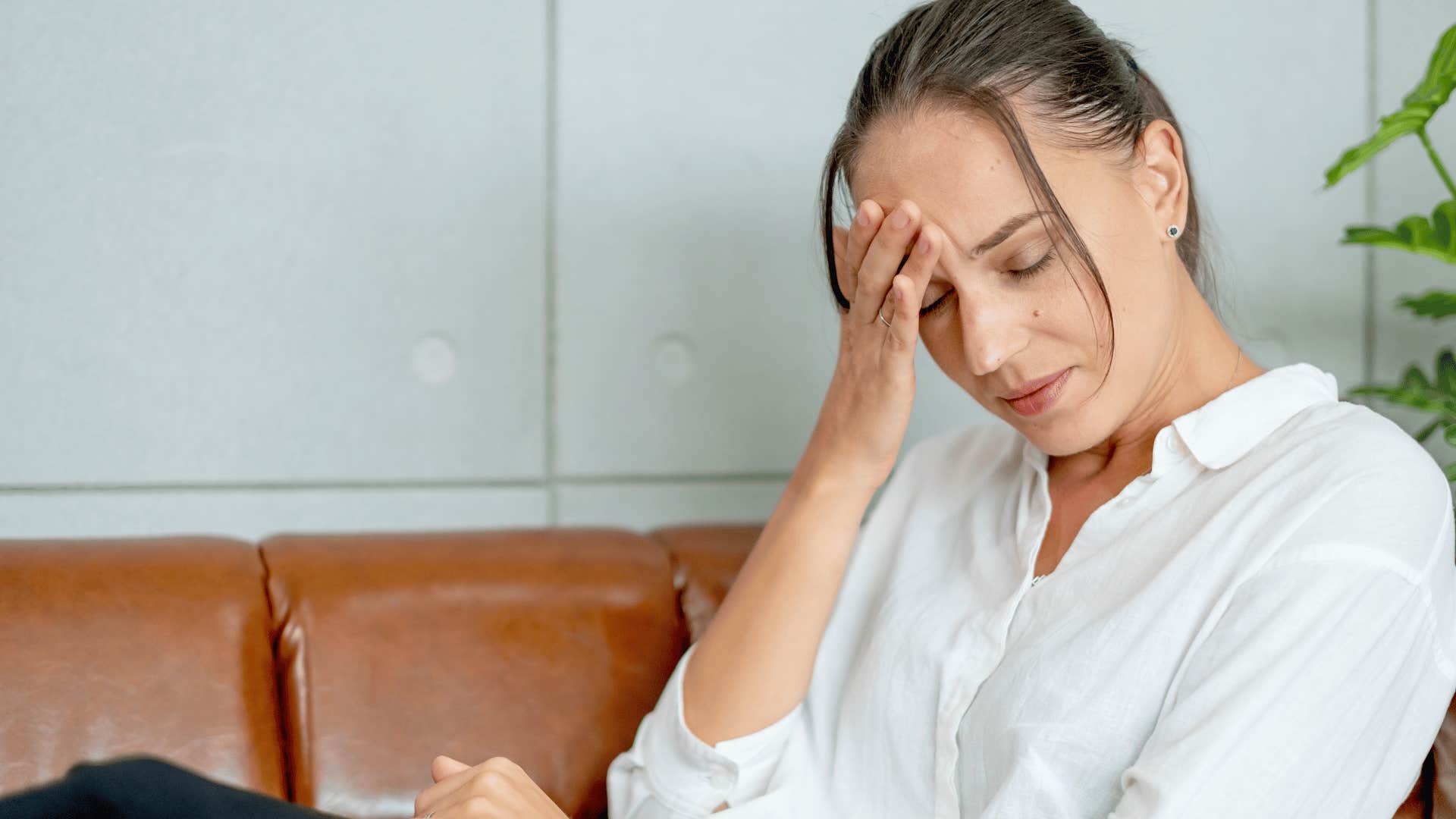woman who is getting old way faster than she should because she skips her self care
