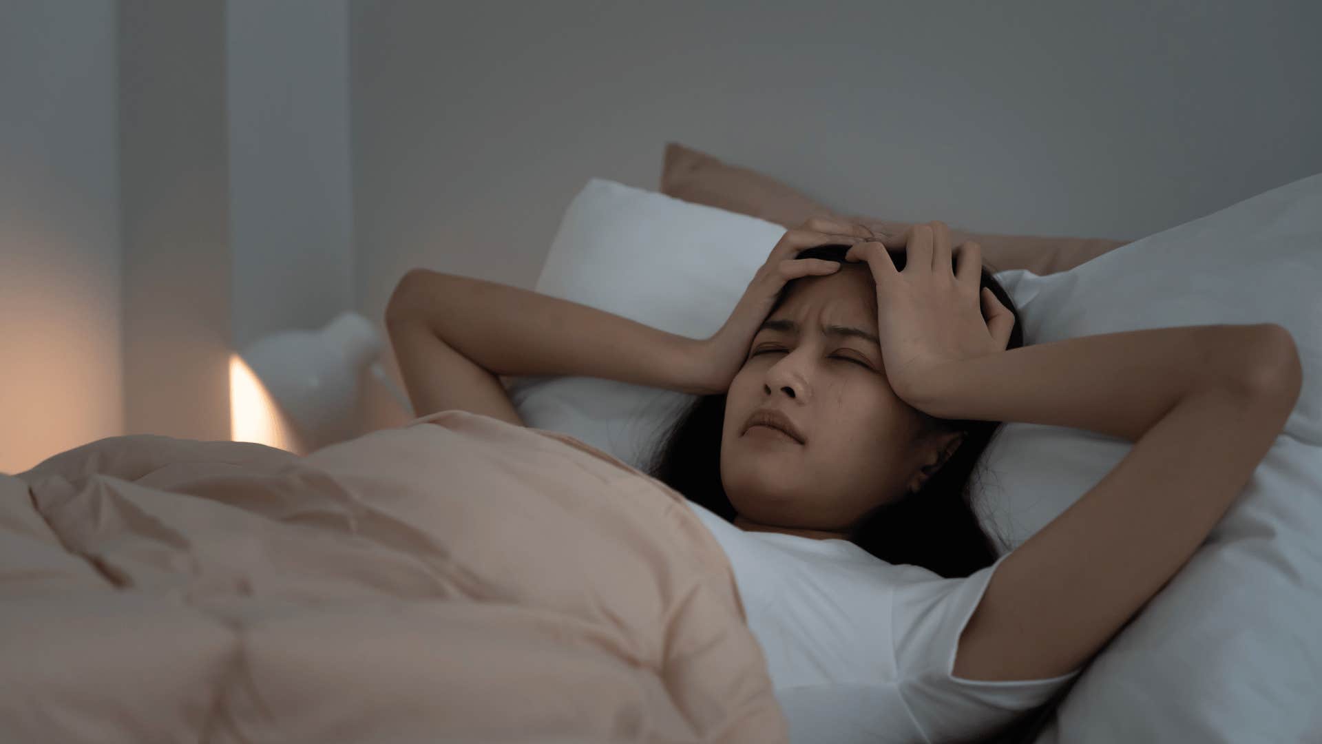 woman who is getting old way faster than she should because she struggles with sleep