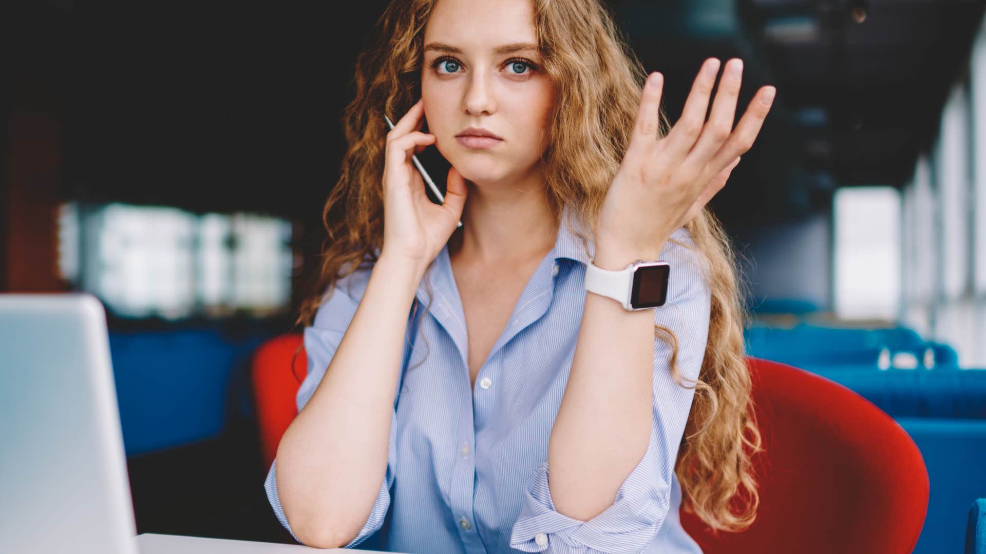 woman who is frustrated because they know what she means