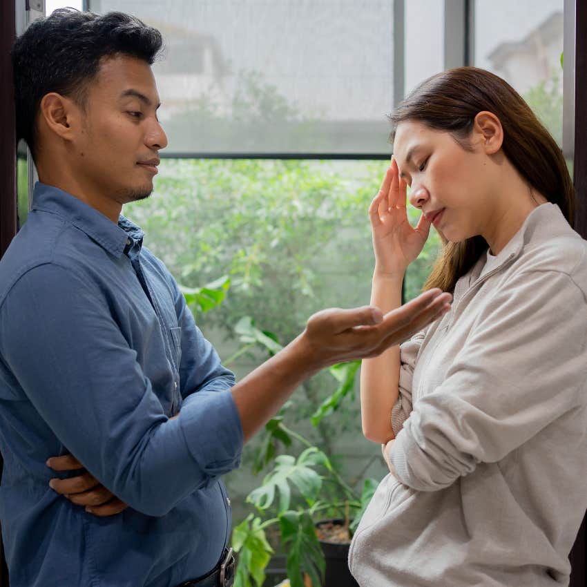man avoiding planning for the future with his wife