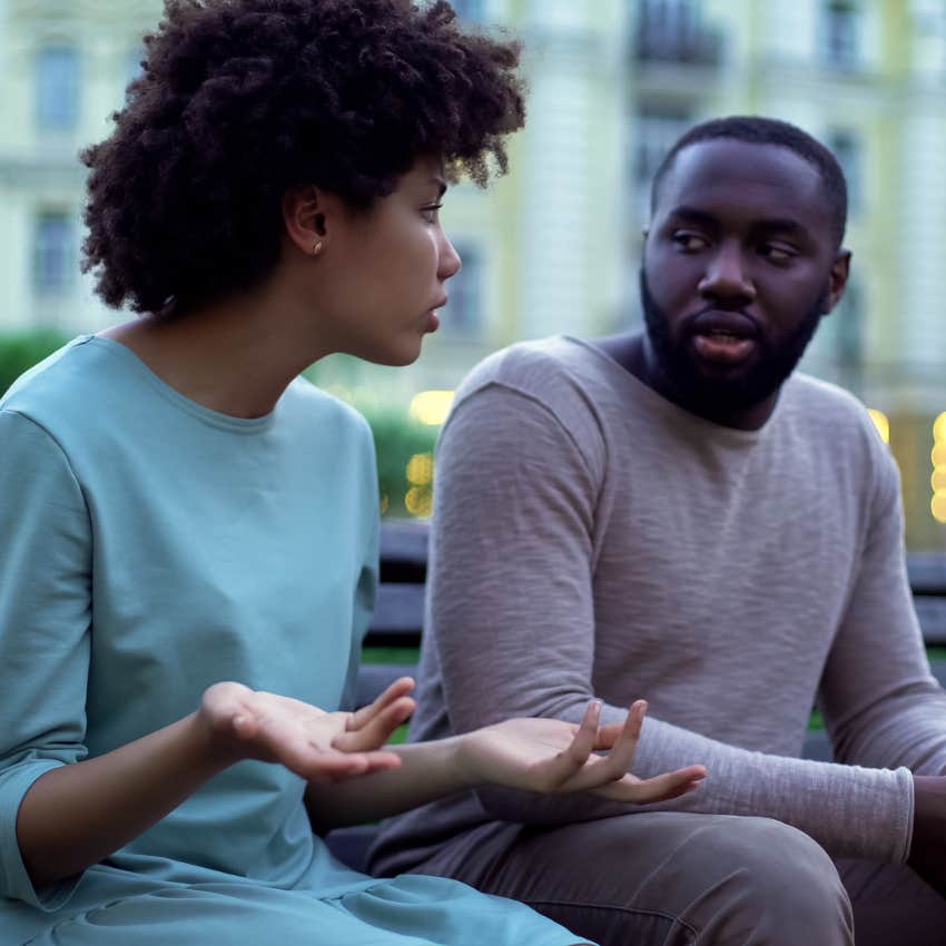 woman going back for comfort to her ex partner