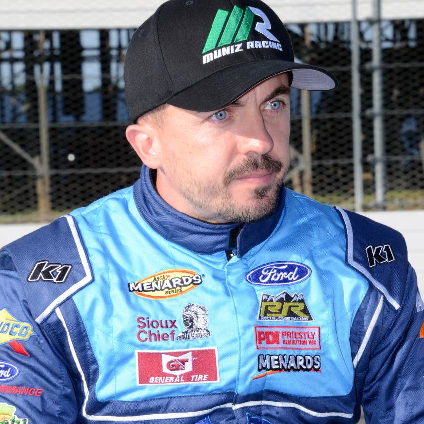 frankie muniz as a race car driver