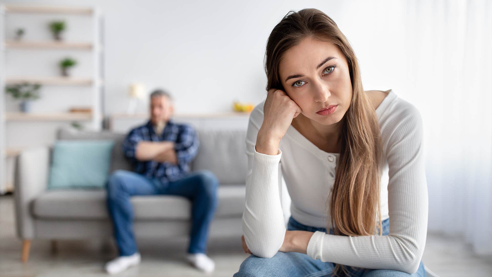 woman stays in relationships that aren't right for her