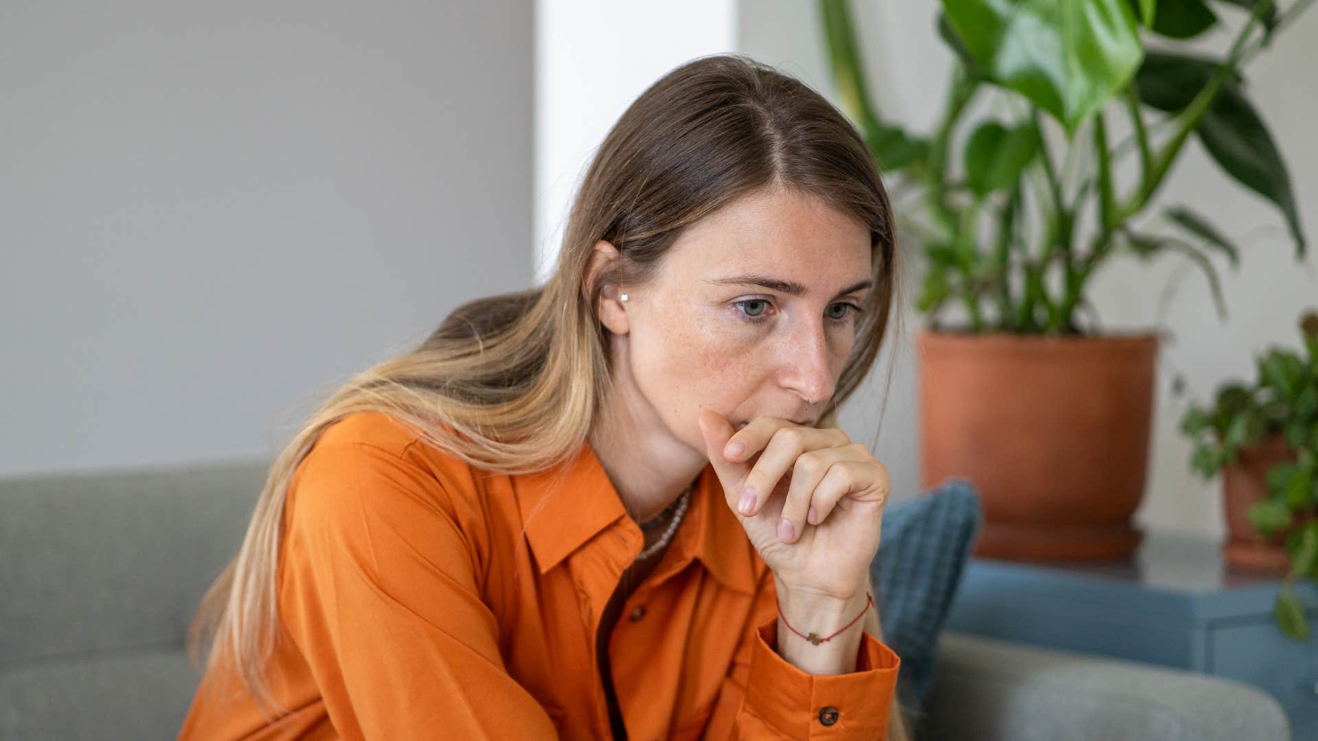 woman feeling sad for expecting too much