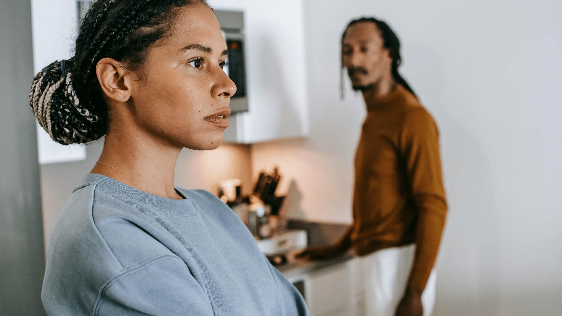 woman raised by a hyper-controlling father being hyper-sensitive to criticism