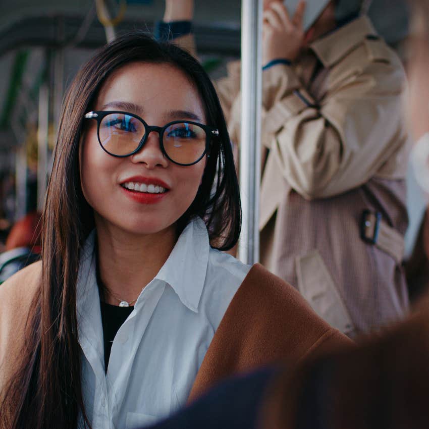 woman who notices shifts in tone that don't match someone's words