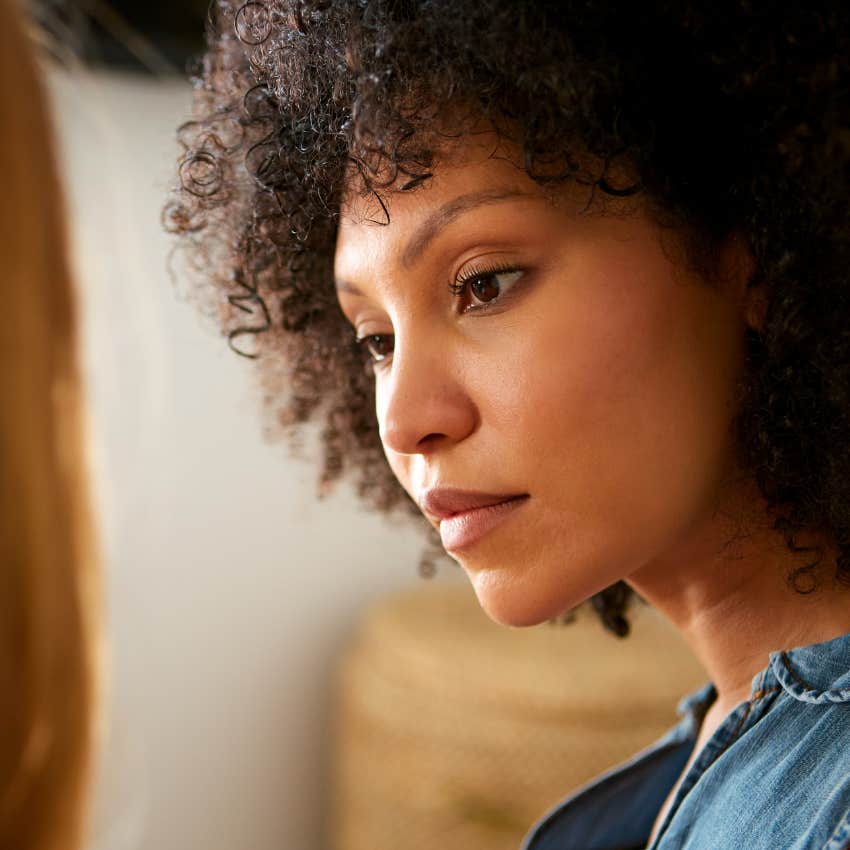 woman who notices when people stop talking about plans for the future