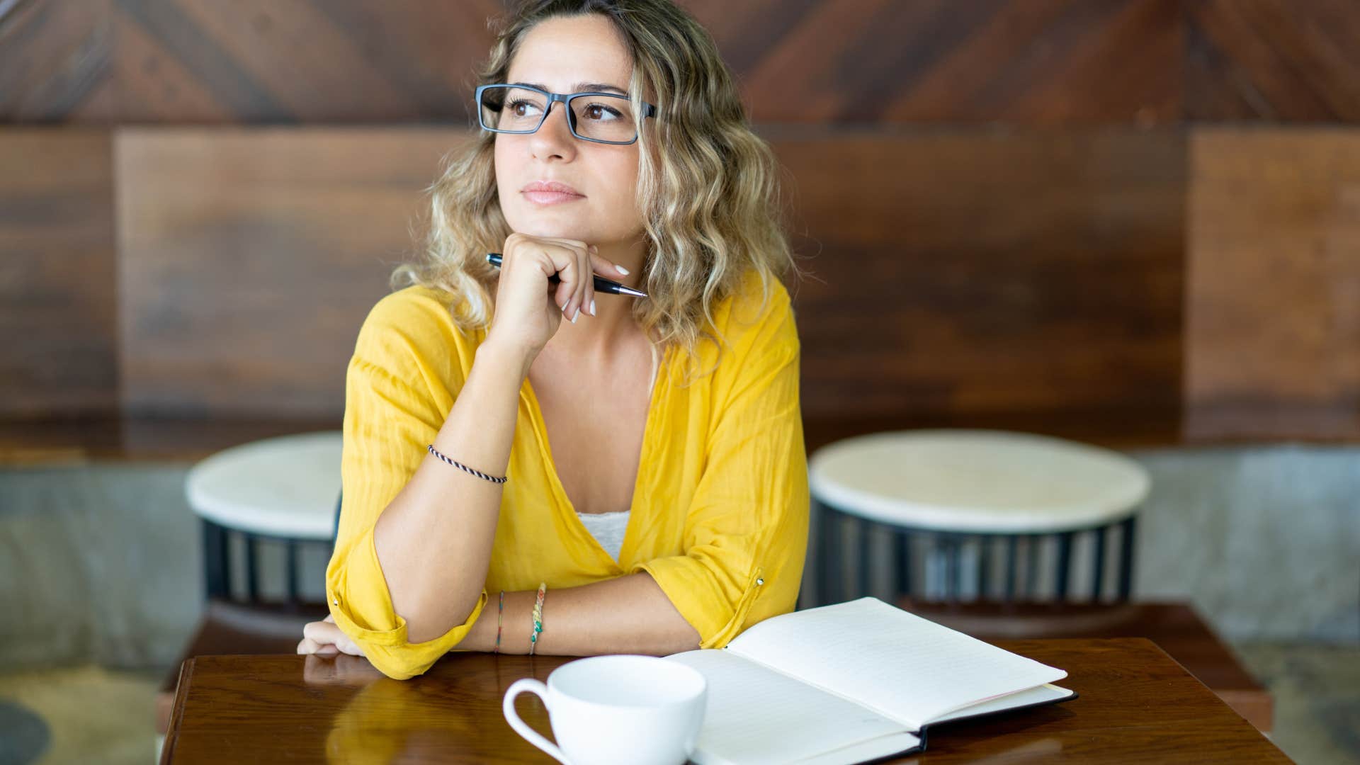 woman who doesn't feel a need to explain herself because she doesn't care what anyone thinks