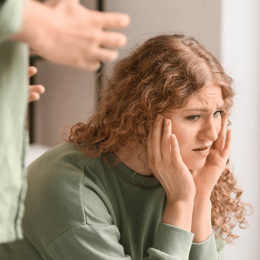 woman who stays loyal to men who betray her because she experienced frequent criticism 