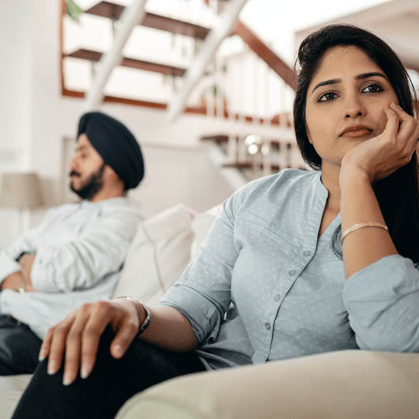 woman who stays loyal to men who betray her because she experienced a lack of boundaries