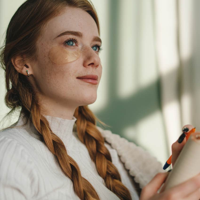 confident woman with a high-value soul journaling about regrets and past mistakes