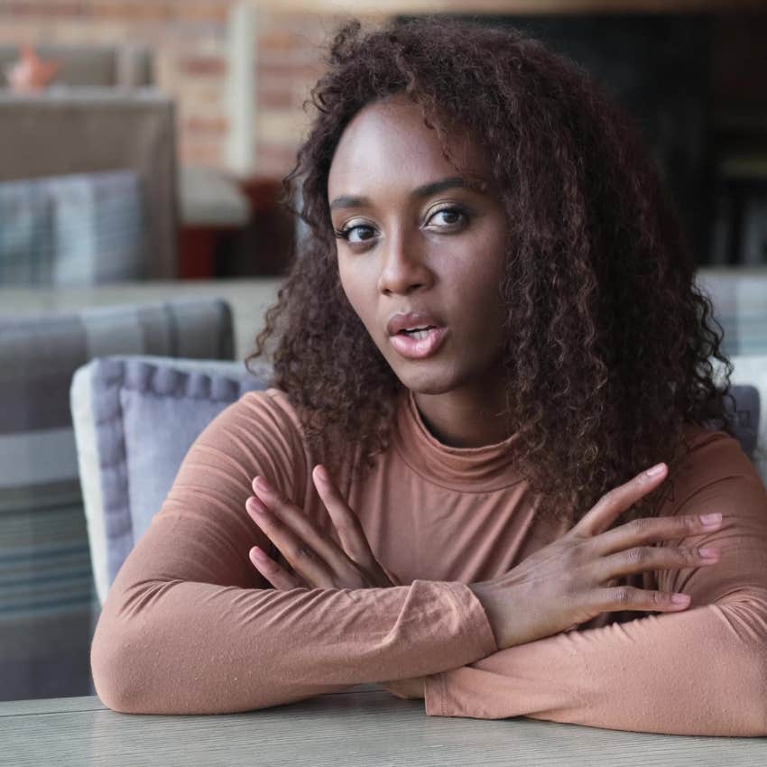 woman who held back tears multiple times today whose voice is steady but slightly strained