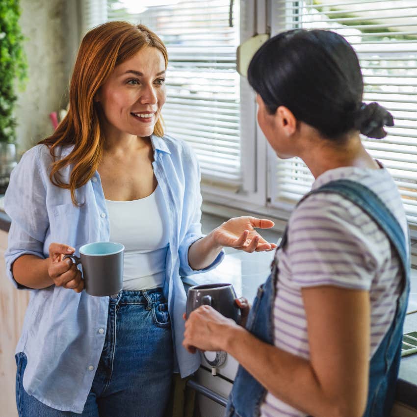 two female colleagues seeking out meaningful interactions 