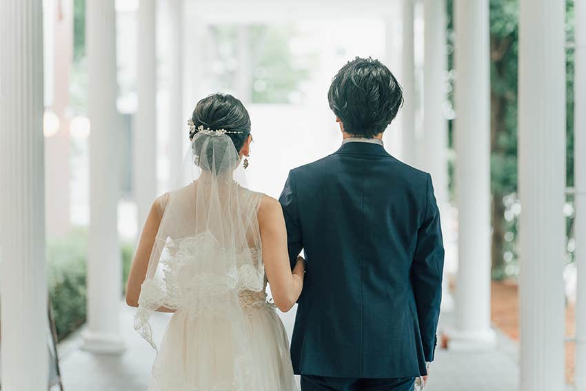 woman takes her husband's last name when they marry