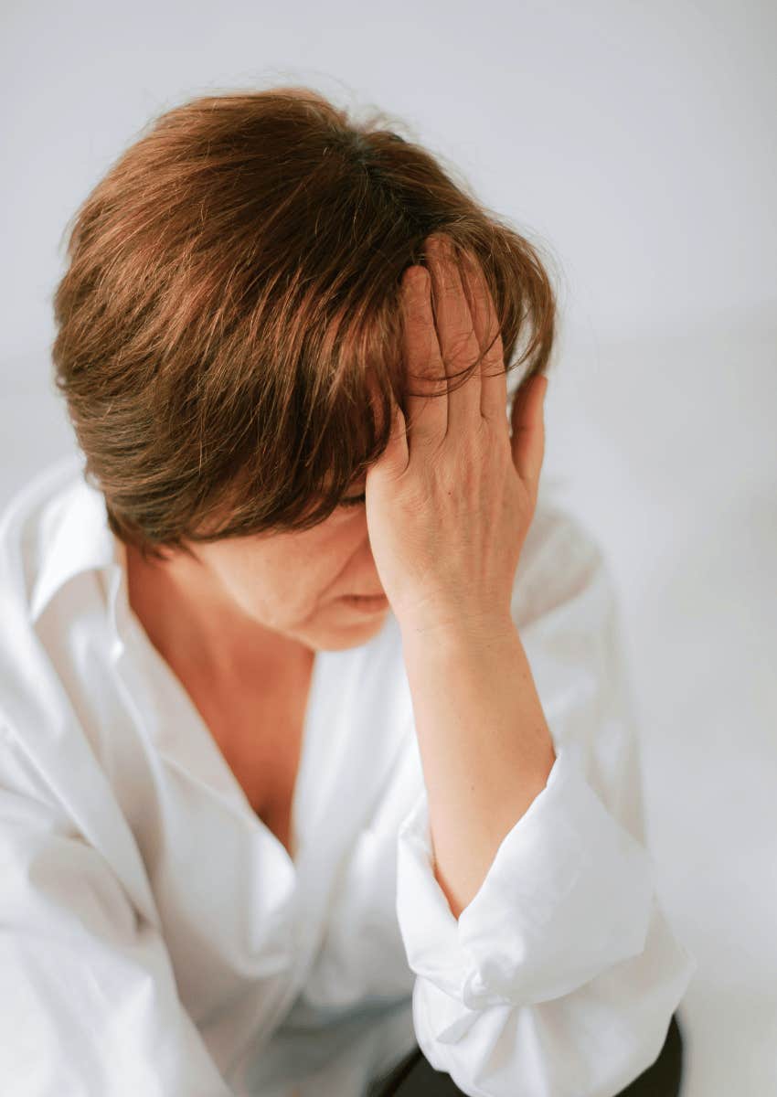 adult woman sensitive to criticism