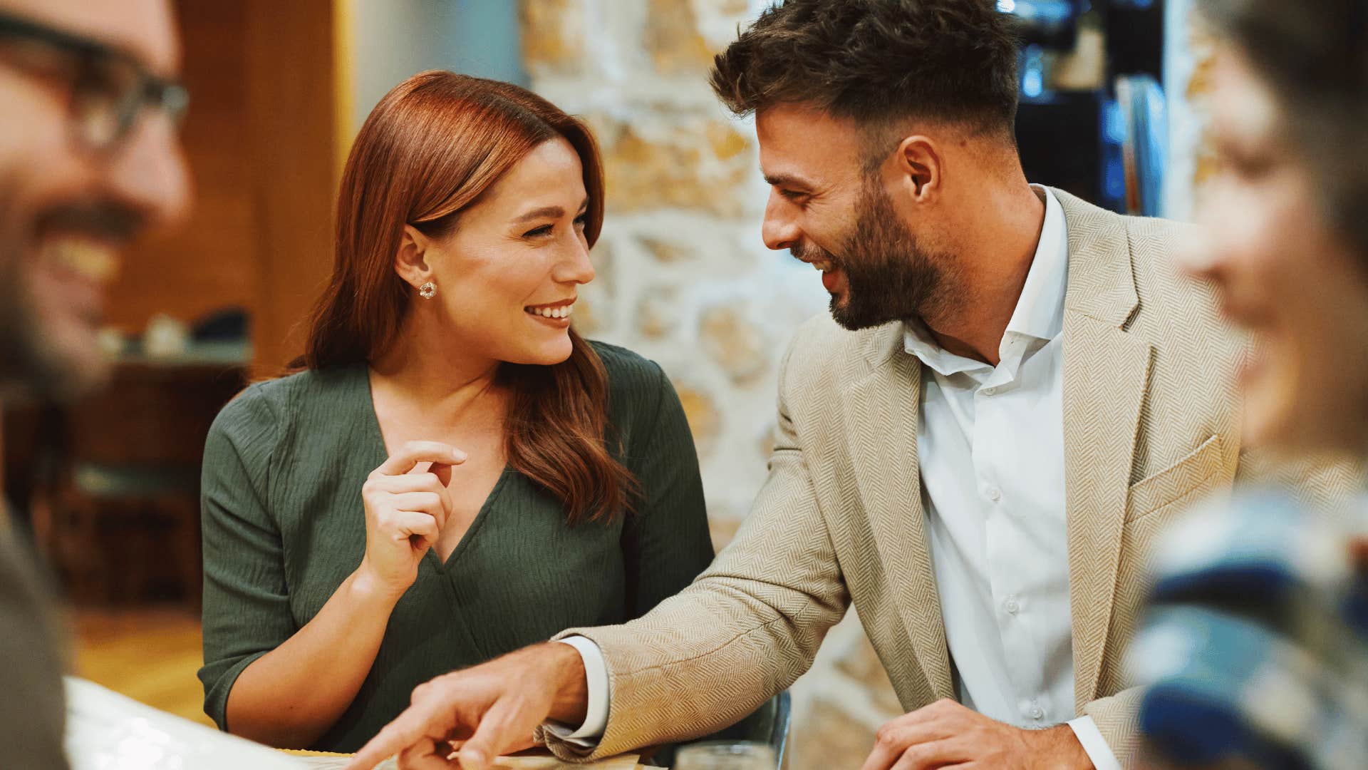 couple at restaurant saying they're ready to order when they're not