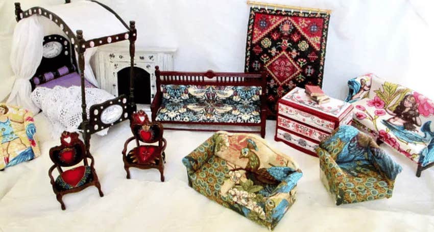 tiny crafts made by author
