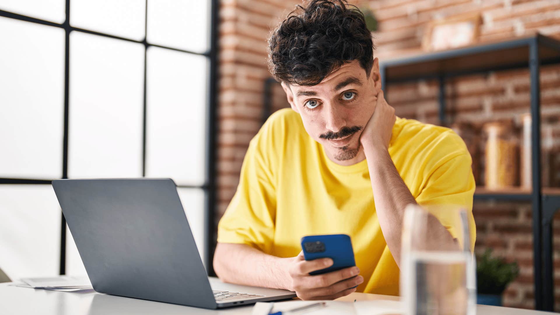 man annoyed by awkward text saying his friend will let him know soon
