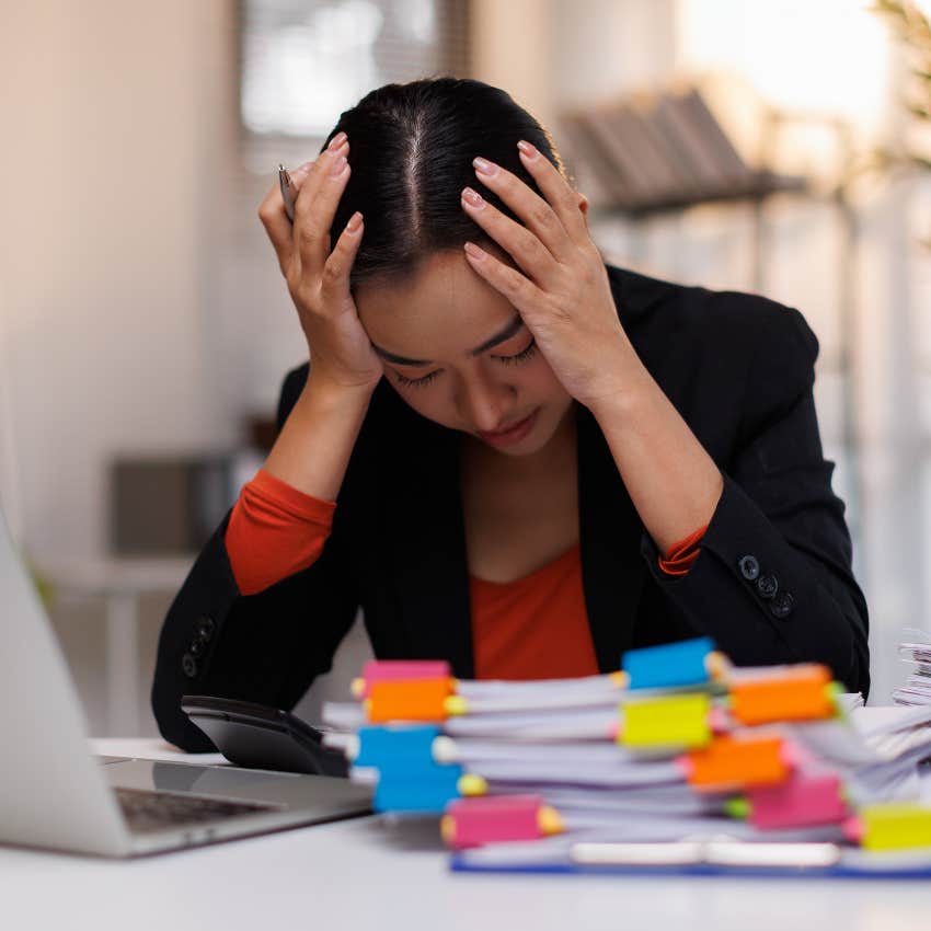 frustrated employee who just wants to be paid what she deserves