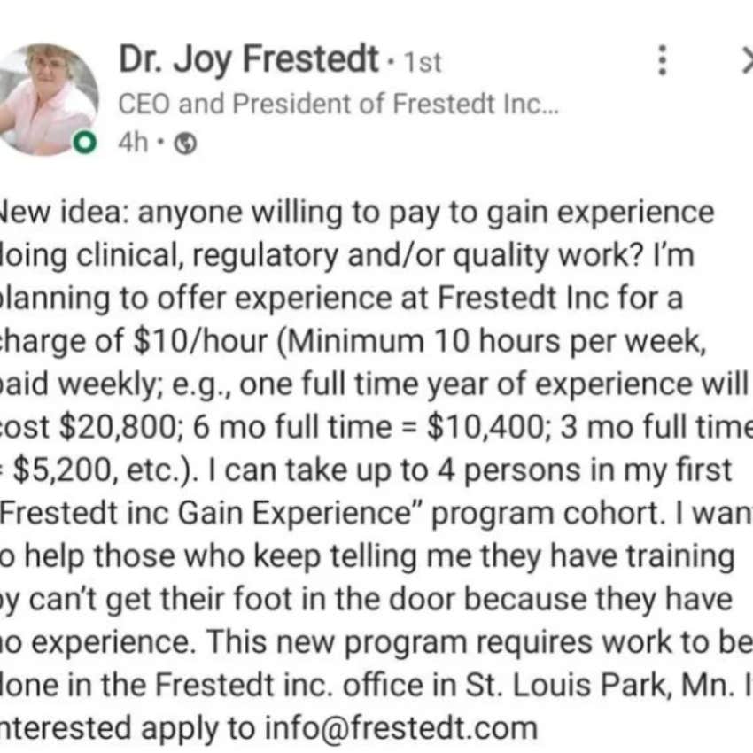 linkedin post