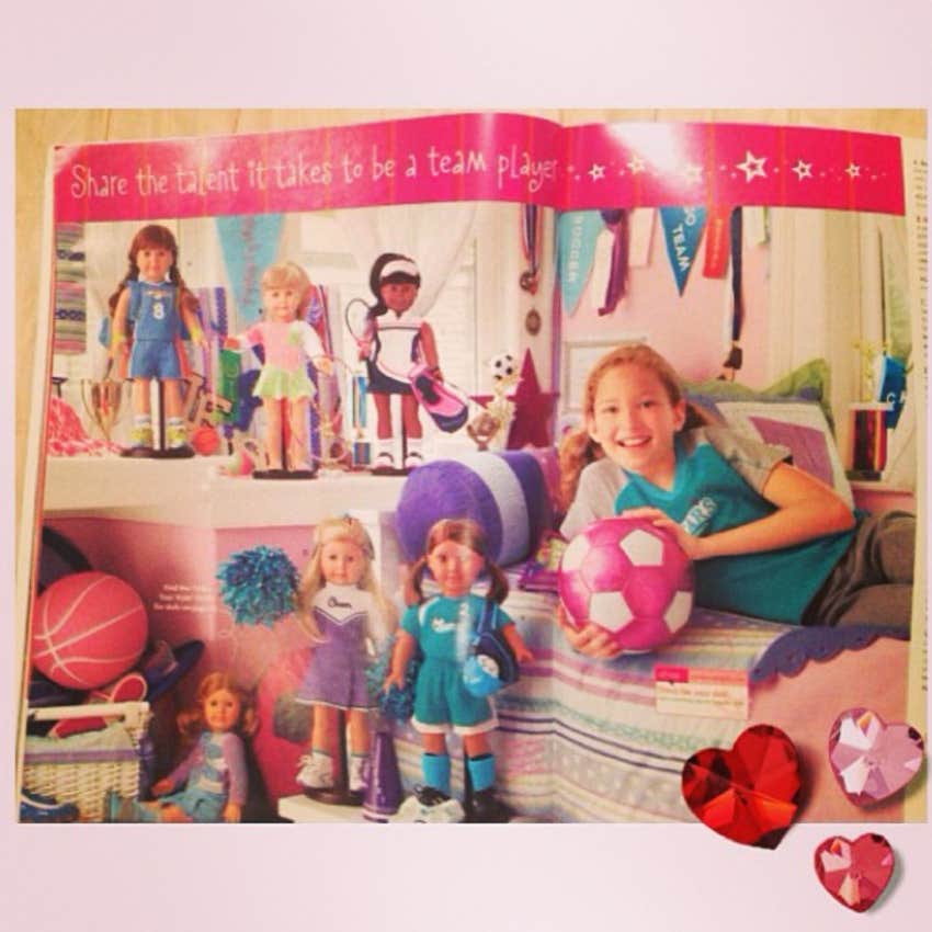 jaycee levin in an american girl ad