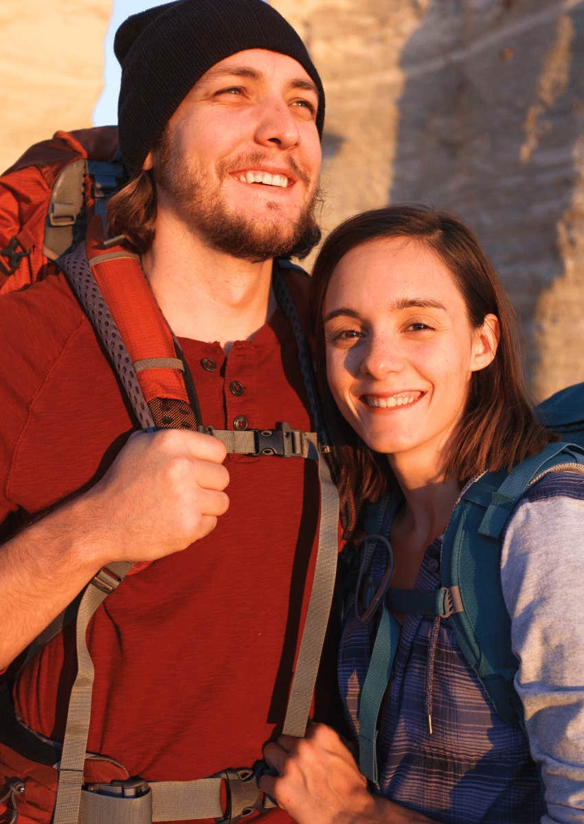 couple going on adventures together