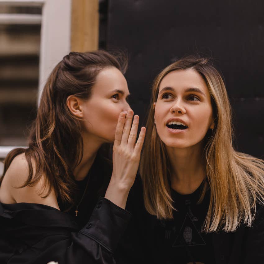 women gossiping tells the universe not ready manifestation