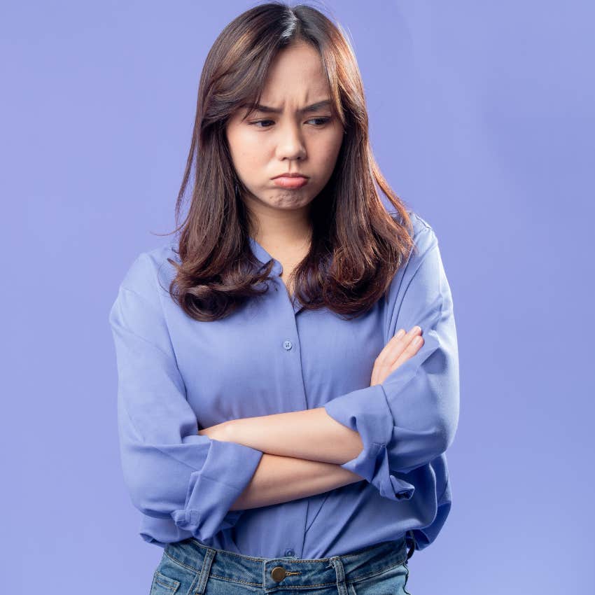 woman playing the victim not ready for manifestation
