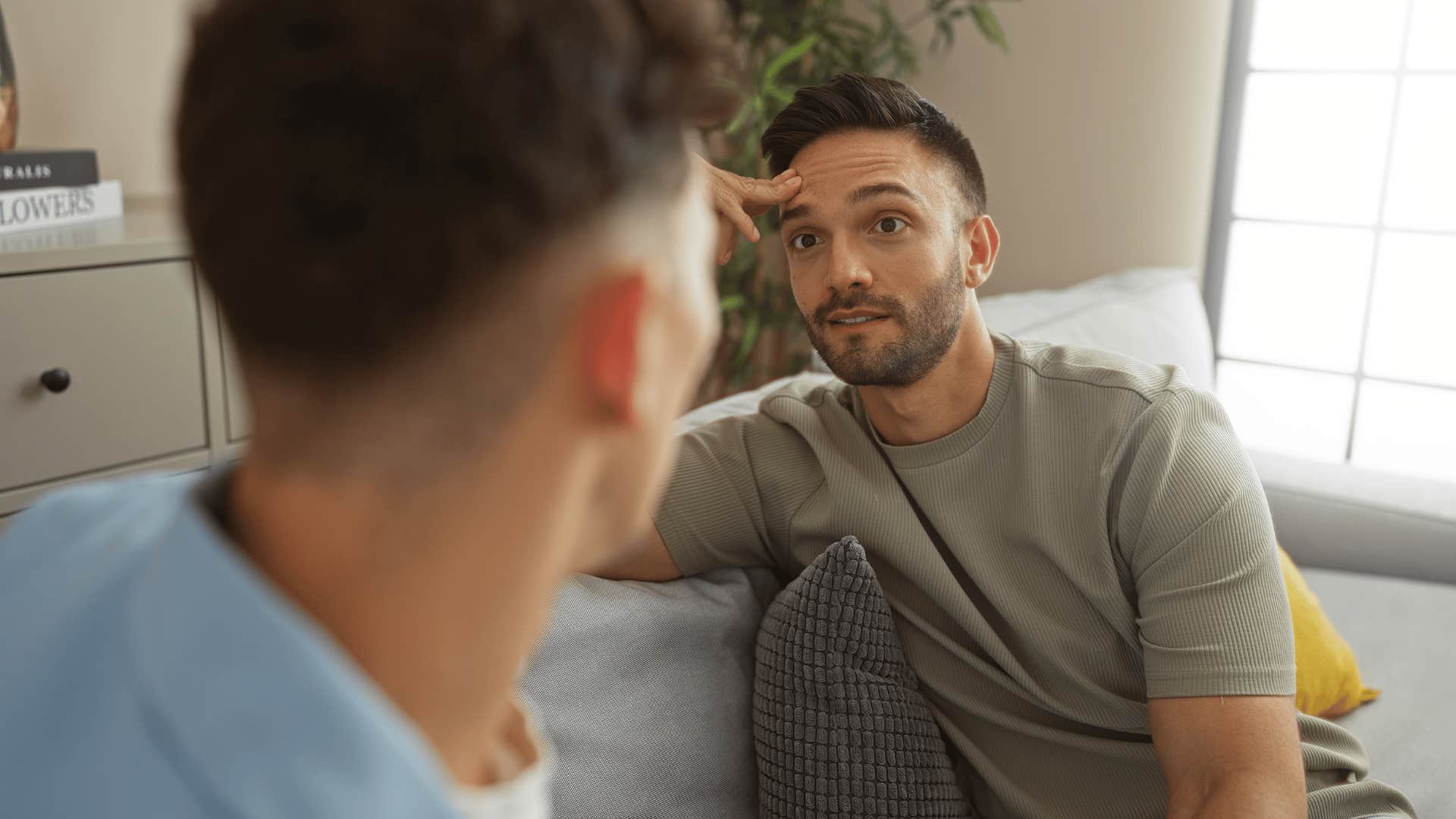 high iq man refusing to avoid difficult conversations with friend