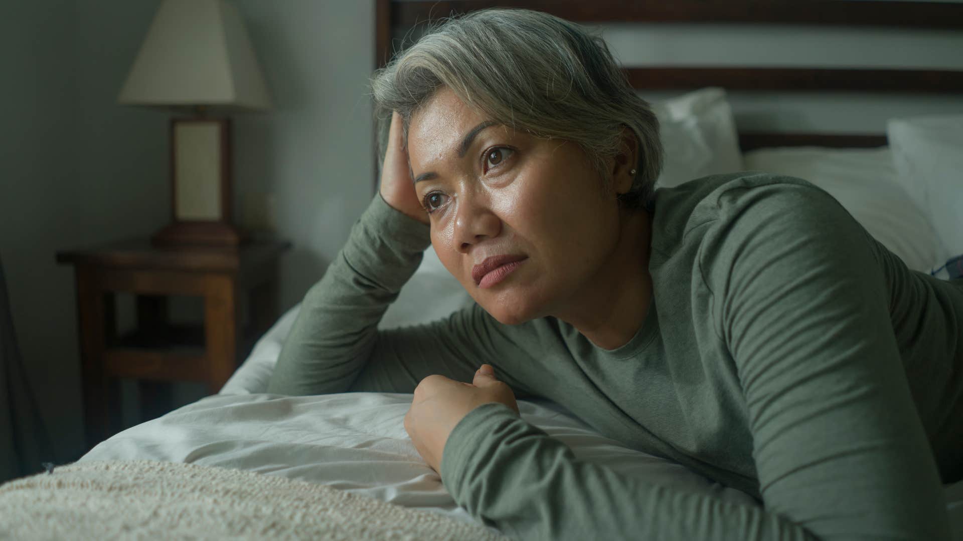 stressed woman too afraid of failure to take risks in life