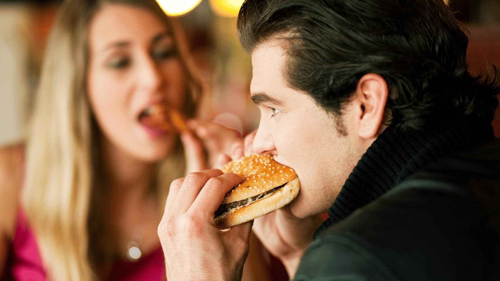 man with zero dollars who loves to buy fast food