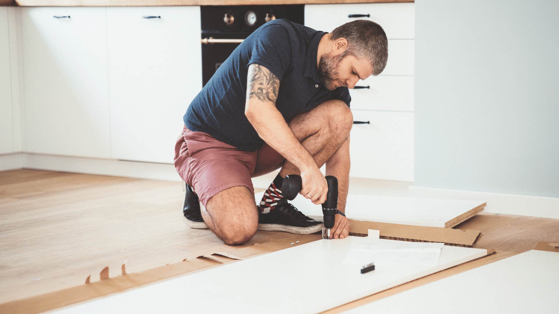 man with zero dollars who loves to buy tools for home repairs