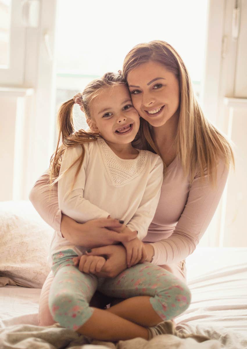 loving parent teaching child that they are not the only person on the planet