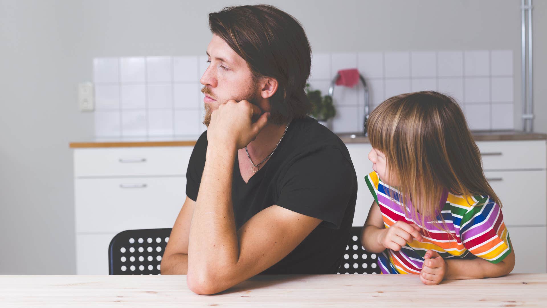 toxic dad ignoring child refusing to praise daughter