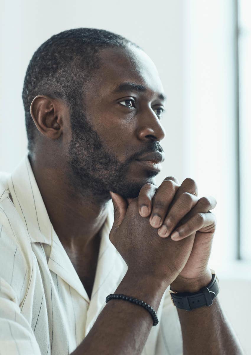 man debating revealing infidelity