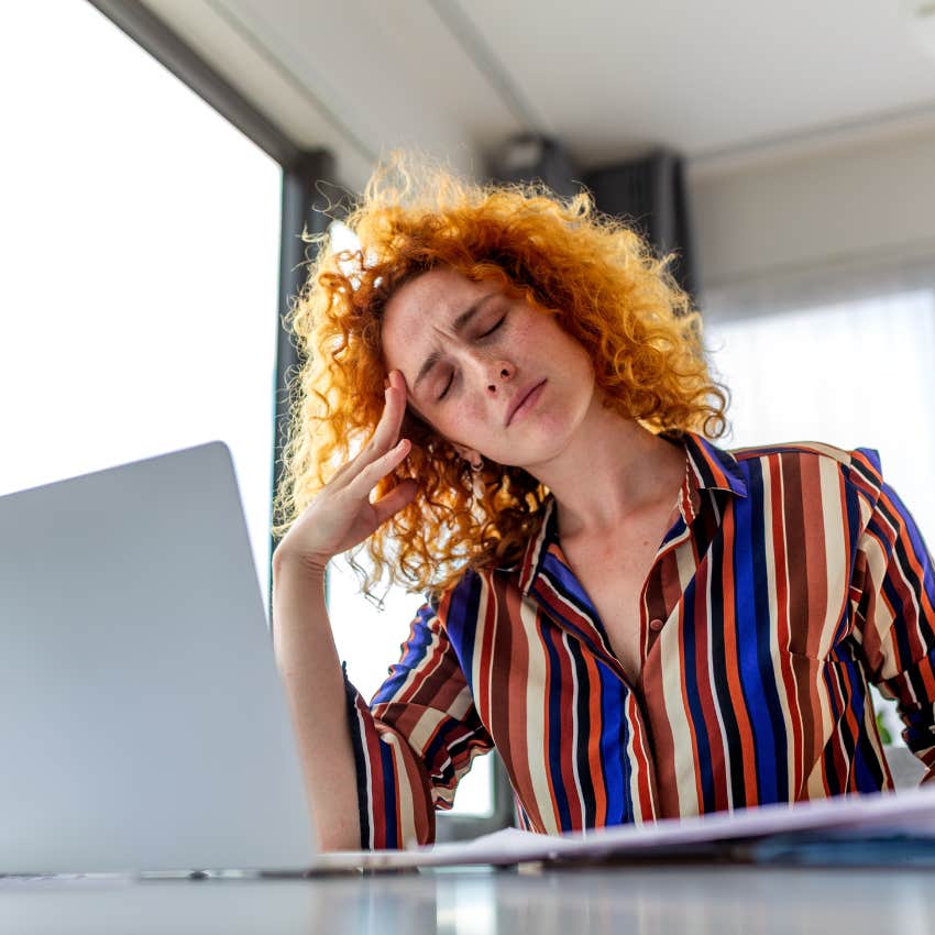 overworked employee who needs a life outside her job