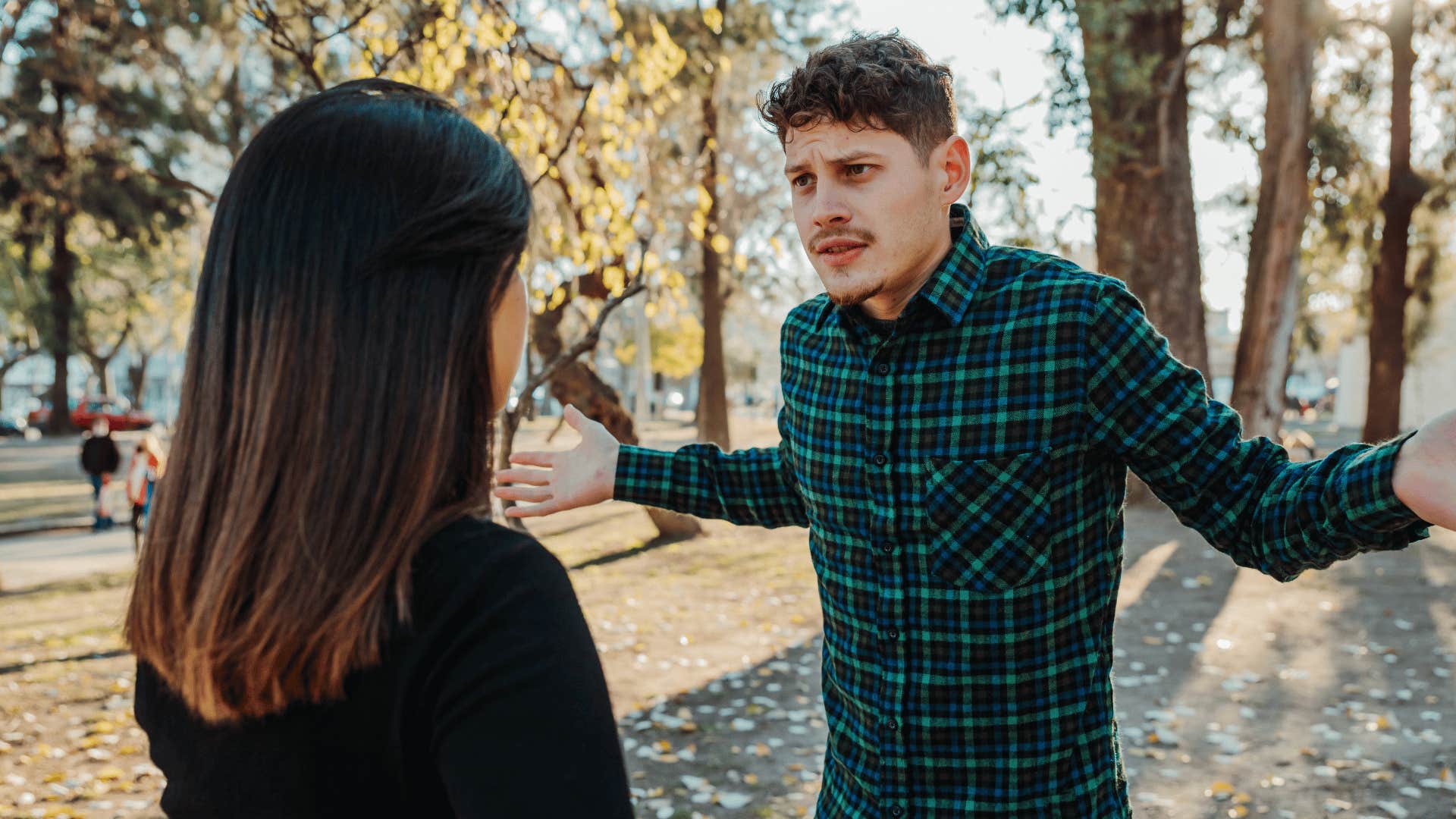 man who would rather fight than actually solve problems because he suppresses his emotions