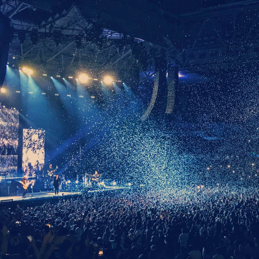 sold-out concert