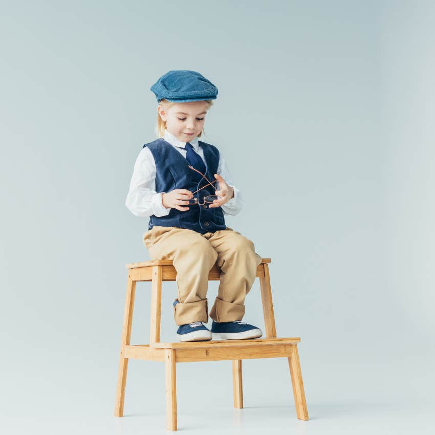 little boy who identifies as a grandpa